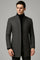Stand Collar Wool Coat for Men