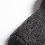 Stand Collar Wool Coat for Men - View 9