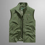 Stand Collar Zip-Up Gilet for Men - View 11