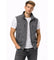 Stand Collar Zip-Up Gilet for Men - Grijs