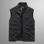 Stand Collar Zip-Up Gilet for Men - View 9