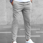 Straight Leg Casual Trousers for Men
