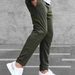 Straight Leg Casual Trousers for Men - View 2