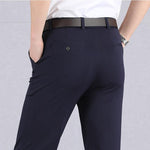 Straight Leg Stretch Trousers for Men - View 11