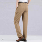 Straight Leg Stretch Trousers for Men - View 5
