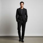 Structured Blazer and Trousers Set for Men