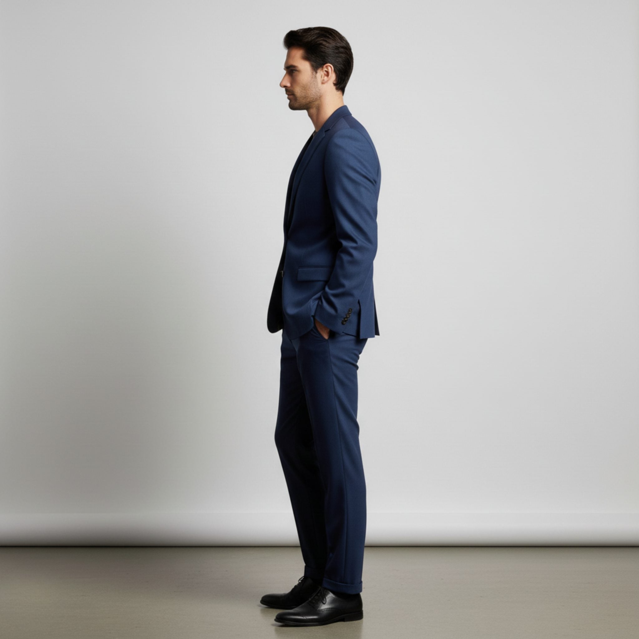 Structured Blazer and Trousers Set for Men - View 8