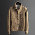 Suede Trucker Jacket for Men