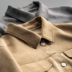 Suede Trucker Jacket for Men - View 11