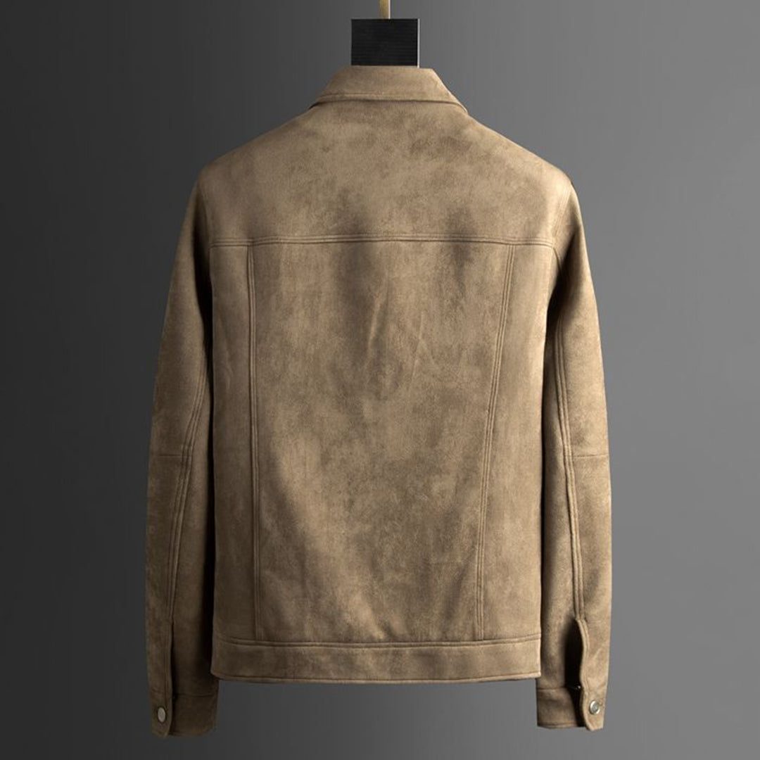 Suede Trucker Jacket for Men - View 2
