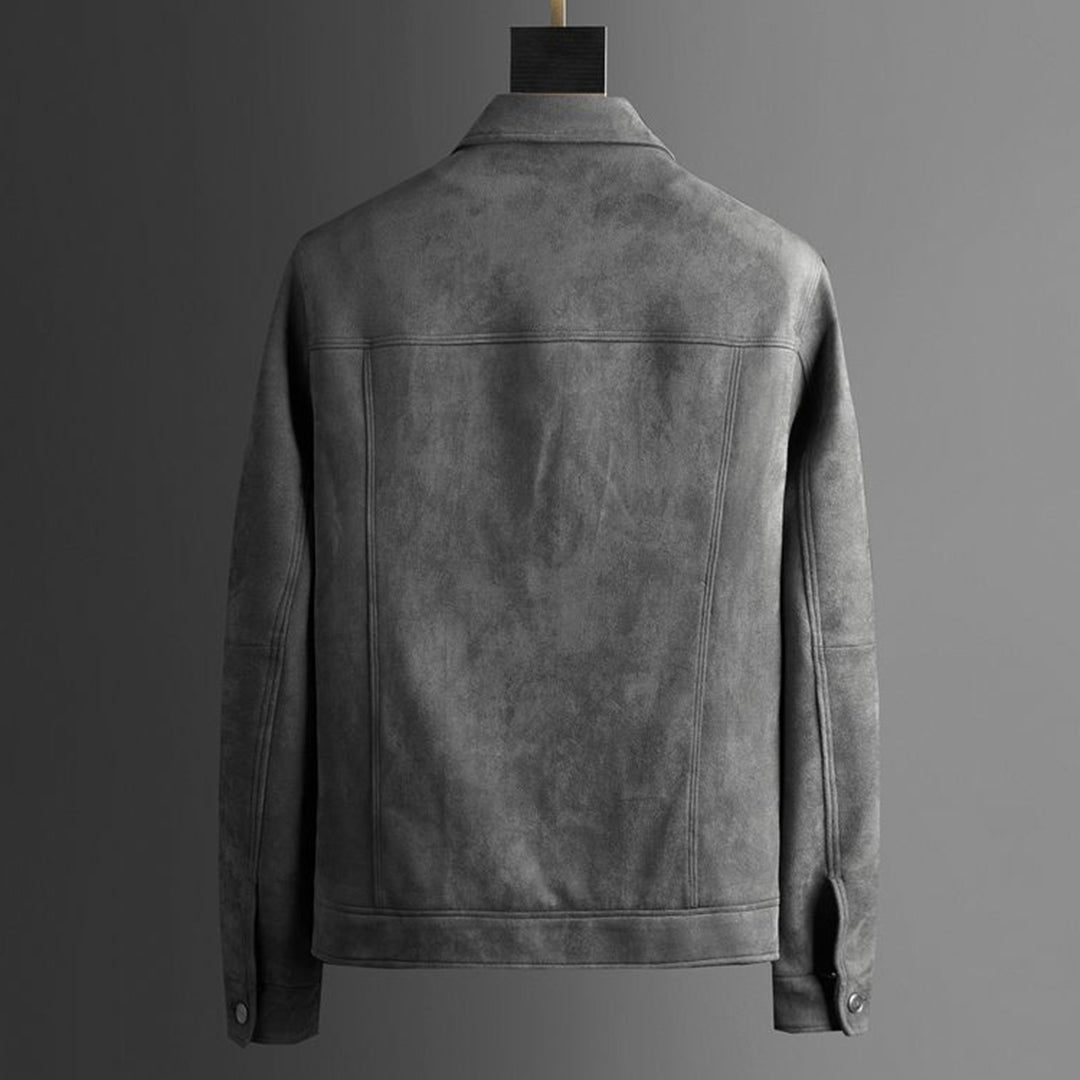 Suede Trucker Jacket for Men - View 4