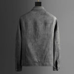 Suede Trucker Jacket for Men - View 4