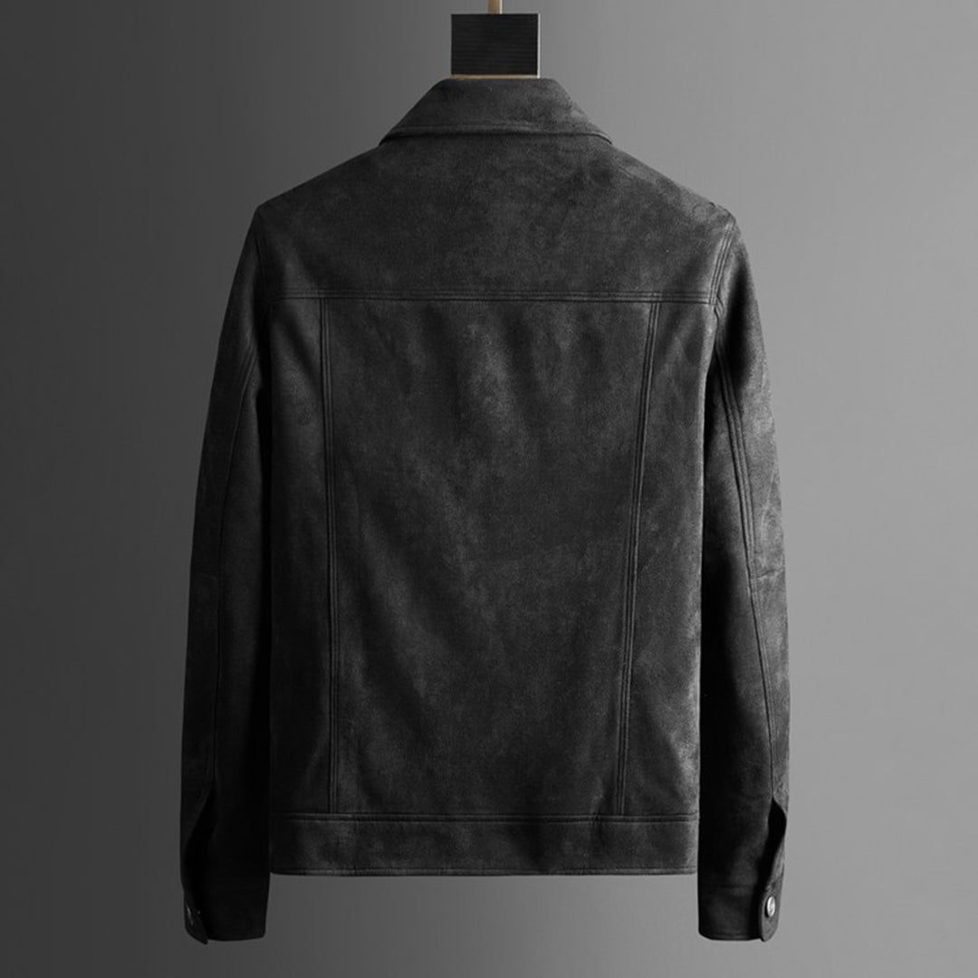 Suede Trucker Jacket for Men - View 6