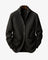 Tailored Button-Front Ribbed Knit Cardigan for Women - Gray