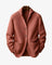 Tailored Button-Front Ribbed Knit Cardigan for Women - Pink