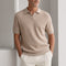 Textured Polo Shirt for Men - Beige