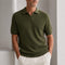 Textured Polo Shirt for Men - Green