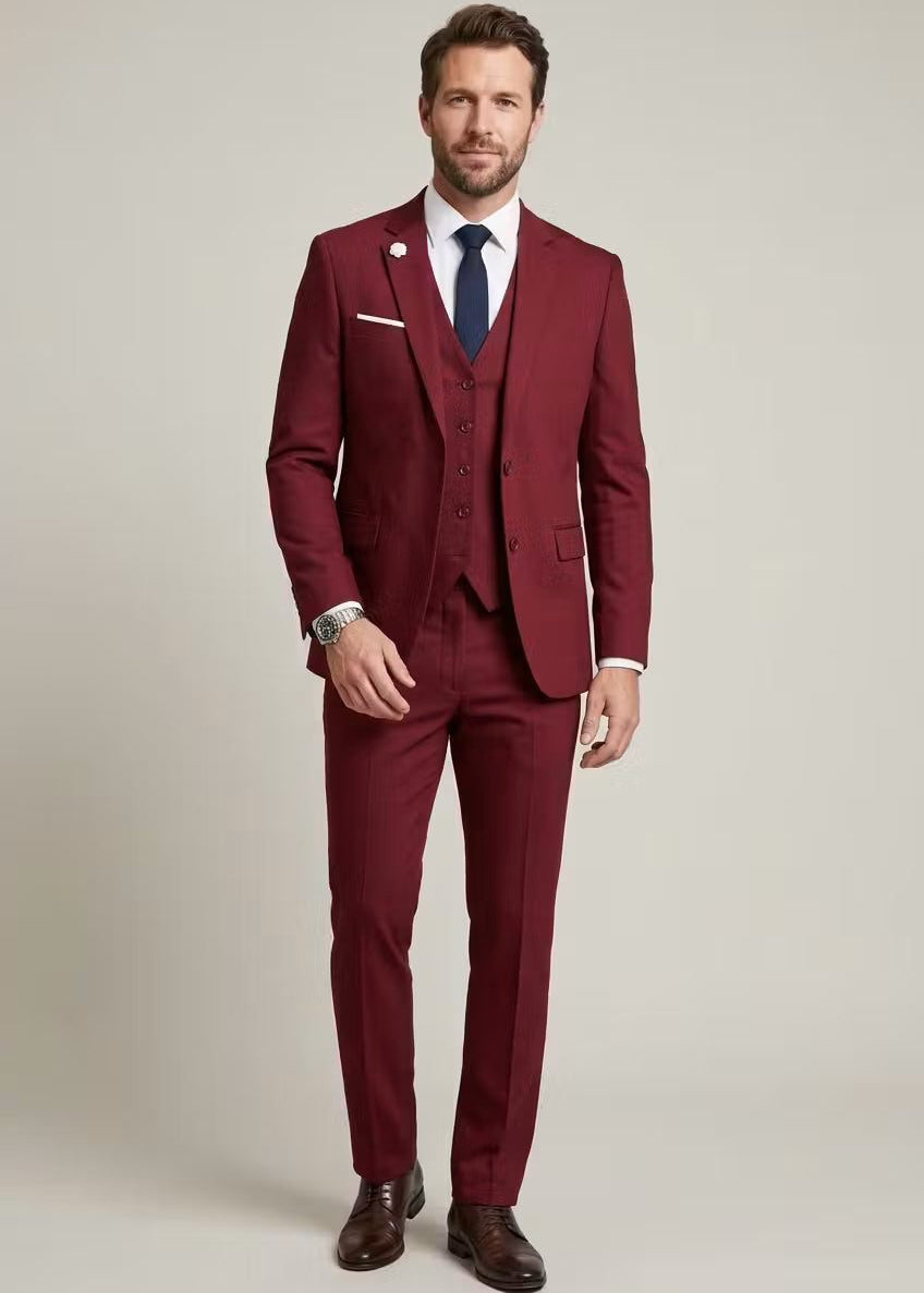 Three-Piece Blazer Suit for Men