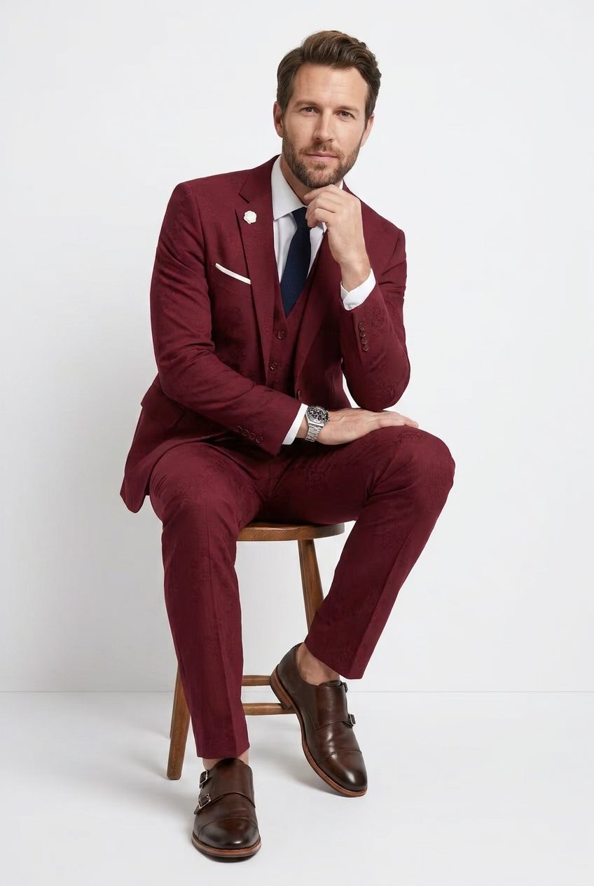Three-Piece Blazer Suit for Men - View 7