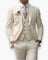 Three-Piece Suit with Waistcoat for Men - Cream