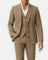 Three-Piece Suit with Waistcoat for Men - Camel