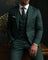 Three-Piece Suit with Waistcoat for Men - Olive Moss