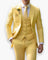 Three-Piece Suit with Waistcoat for Men - Yellow