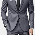 Two-Piece Suit Jacket and Trousers for Men