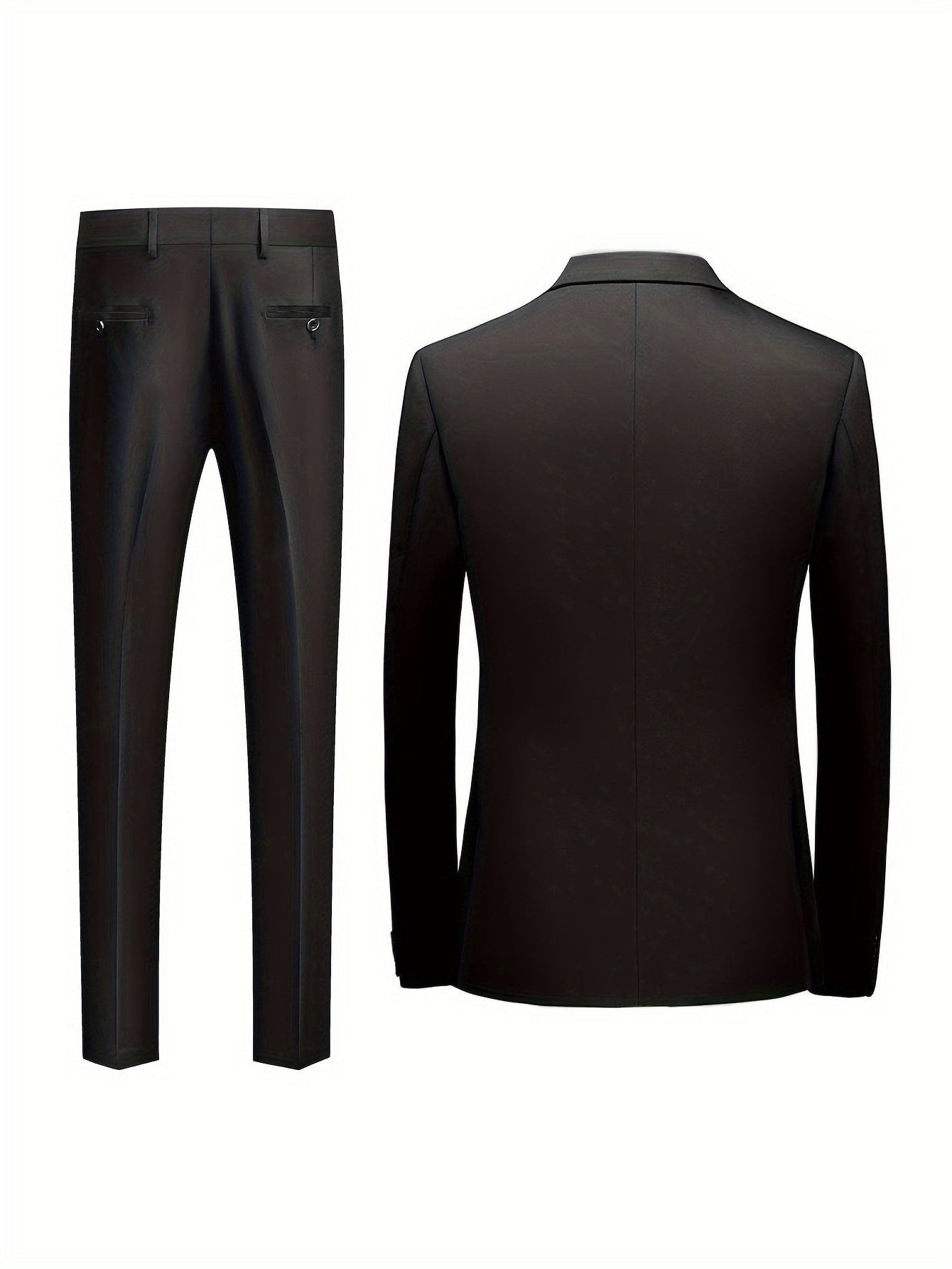 Two-Piece Suit Jacket and Trousers for Men - View 10