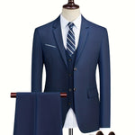 Two-Piece Suit Jacket and Trousers for Men - View 13