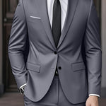 Two-Piece Suit Jacket and Trousers for Men - View 18
