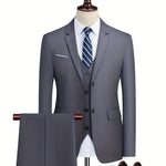 Two-Piece Suit Jacket and Trousers for Men - View 4
