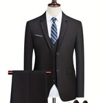Two-Piece Suit Jacket and Trousers for Men - View 8