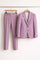 Two-Piece Wool Blazer Suit for Men - Paars