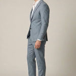 Two-Piece Wool Blazer Suit for Men - View 3