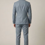 Two-Piece Wool Blazer Suit for Men - View 5
