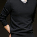 V-Neck Knit Jumper for Women - View 11