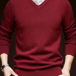 V-Neck Knit Jumper for Women - View 15