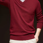 V-Neck Knit Jumper for Women - View 16
