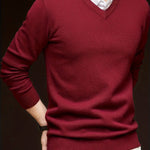 V-Neck Knit Jumper for Women - View 17