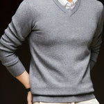 V-Neck Knit Jumper for Women - View 23