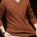 V-Neck Knit Jumper for Women - View 27
