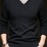 V-Neck Knit Jumper for Women - View 9