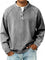 Vintage Button-Down Long Sleeve Shirt for Men