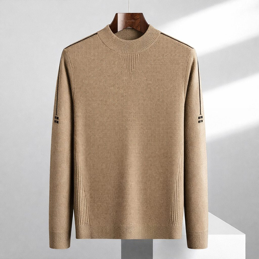 Waffle Knit Crew Neck Jumper for Women - View 6