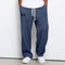 Wide Leg Textured Sweatpants for Men - Blue