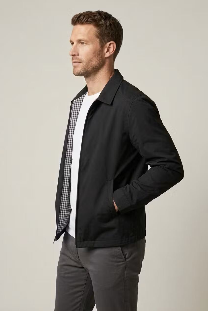 Zip-Up Overshirt for Men - View 5