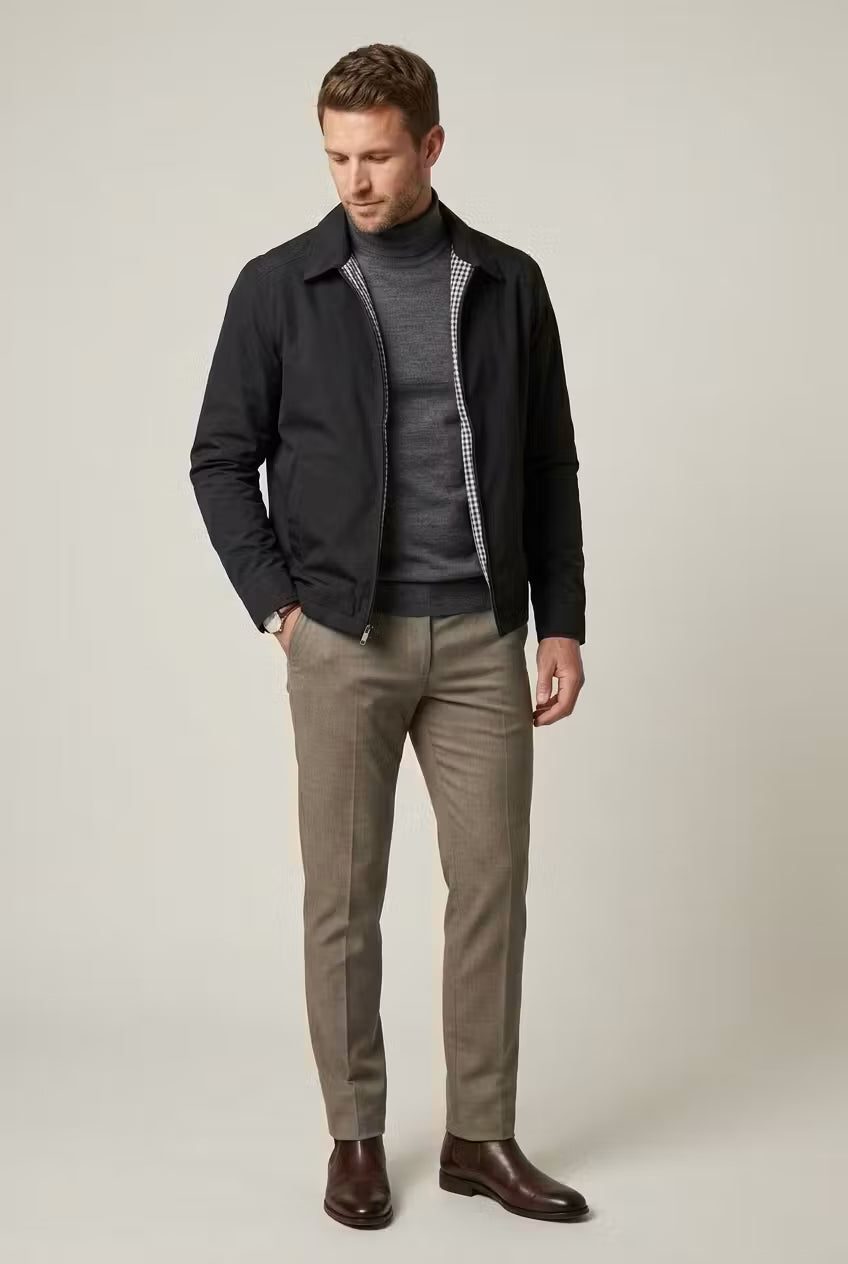 Zip-Up Overshirt for Men - View 7