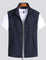 Zip-Up Stand Collar Gilet for Men