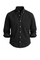 Denim Button-Down Shirt with Chest Pocket for Men